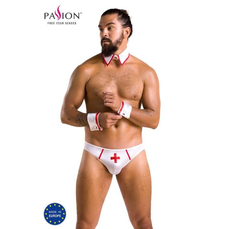 PASSION 037 SLIP GREGORY BRANCO S/M - D-233288 - Dona Pimenta