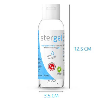 STERGEL - GEL HIDROALCOÓLICO DESINFETANTE DE MÃOS ALOE VERA 100ML - D-223883 - Dona Pimenta