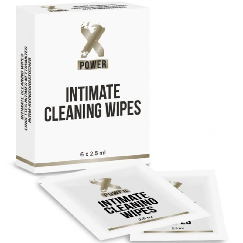 XPOWER INTIMATE CLEANING WIPES 6 UNITS - D-229437 - Dona Pimenta