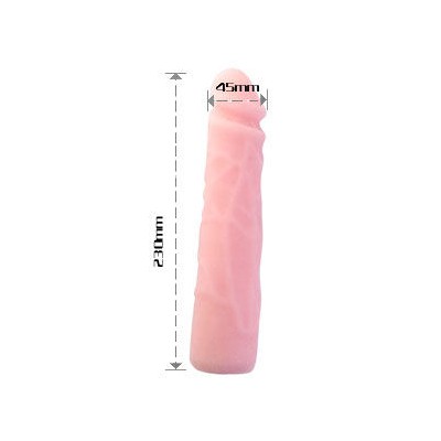 DILDO SILICONA TACTO PIEL REALISTICO 23 CM - 194044 - Dona Pimenta