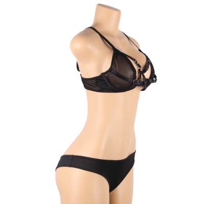 QUEEN LINGERIE DOIS PEÇAS CONJUNTO S / M - D-229526 - Dona Pimenta