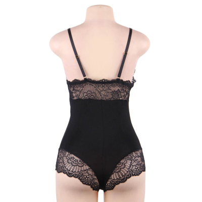 QUEEN LINGERIE LACE SEXY TEDDY S / M - D-229529 - Dona Pimenta