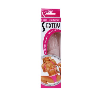 BAILE - DILDO DE SILICONE REALISTIC SKIN TOUCH 19 CM (COR DA CAIXA ALEATÓRIA) - 194048 - Dona Pimenta