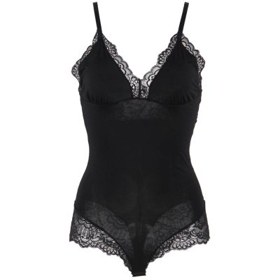 QUEEN LINGERIE LACE SEXY TEDDY S / M - D-229529 - Dona Pimenta