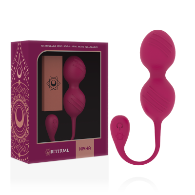 RITHUAL - NISHA BOLAS DE KEGEL VIBRATÓRIAS RECARREGÁVEIS ORQUÍDEA - D-225375 - Dona Pimenta