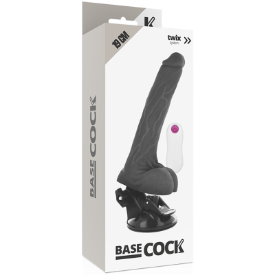 BASECOCK - VIBRADOR DE CONTROLE REMOTO NATURAL REALISTA 19 CM - D-223002 - Dona Pimenta