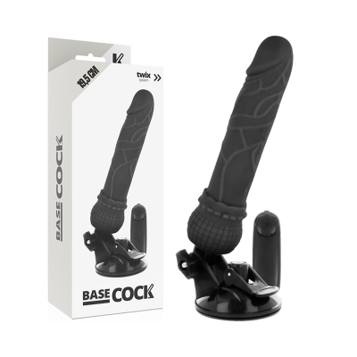 BASECOCK - VIBRADOR DE CONTROLE REMOTO NATURAL REALISTA BASECOCK 19,5 CM - D-223017 - Dona Pimenta