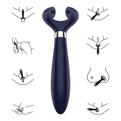 SATISFYER ENDLESS FUN MULTI VIBRATOR 3 BLUE - D-223873 - Dona Pimenta