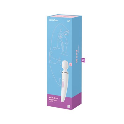 MULHER SATISFYER WAND-ER WHITE - D-223877 - Dona Pimenta