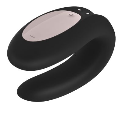 SATISFYER DOUBLE JOY CON APP PRETO - D-224081 - Dona Pimenta