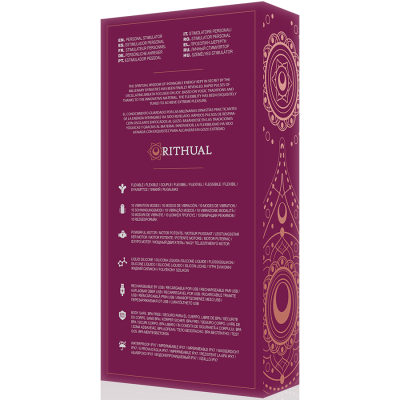 RITHUAL- ESTIMULADOR ORQUÍDEA RECARREGÁVEL G-POINT KRIYA - D-225373 - Dona Pimenta