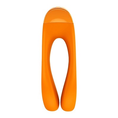 SATISFYER CANDY CANE FINGER VIBRATOR ORANGE - D-228110 - Dona Pimenta