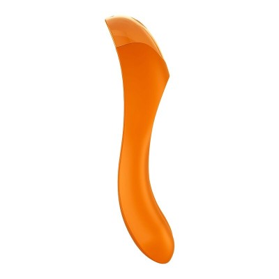 SATISFYER CANDY CANE FINGER VIBRATOR ORANGE - D-228110 - Dona Pimenta