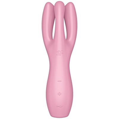 VIBRADOR SATISFYER THREESOME 3 - ROSA - D-231265 - Dona Pimenta