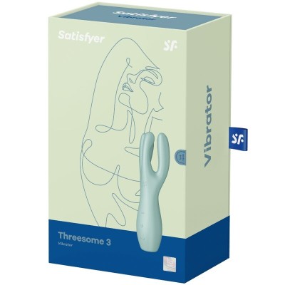 VIBRADOR SATISFYER THREESOME 3 - ROSA - D-231265 - Dona Pimenta