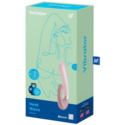 SATISFYER HEAT WAVE VIBRATOR APP - PINK - D-231270 - Dona Pimenta