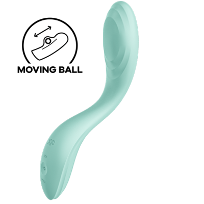 VIBRADOR DE PONTO G DE PRAZER RRROLLING SATISFYER - VERDE - D-231421 - Dona Pimenta