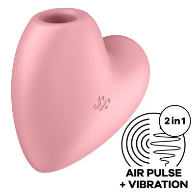 ESTIMULADOR E VIBRADOR CARDÍACO SATISFYER BONITO - AZUL - D-231776 - Dona Pimenta