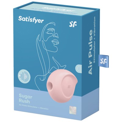 ESTIMULADOR E VIBRADOR SATISFYER SUGAR RUSH - D-231782 - Dona Pimenta