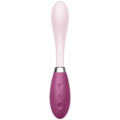 SATISFYER G-SPOT FLEX 3 MULTI VIBRADOR - CINZA - D-232080 - Dona Pimenta