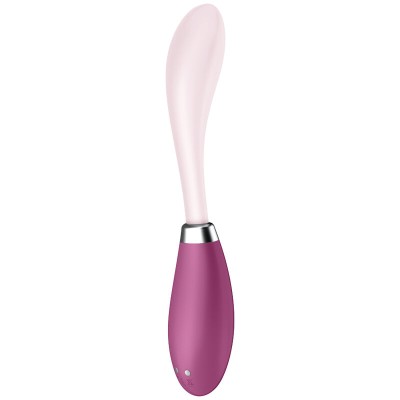 SATISFYER G-SPOT FLEX 3 MULTI VIBRADOR - CINZA - D-232080 - Dona Pimenta