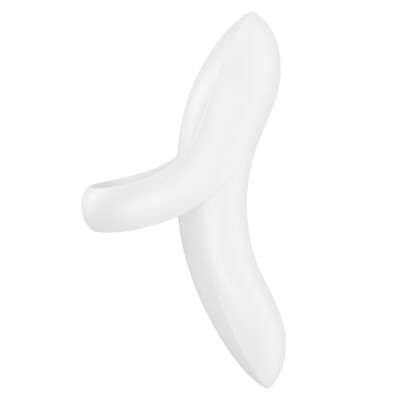 VIBRADOR DE DEDO AMANTE BOLD SATISFYER - BRANCO - D-232144 - Dona Pimenta