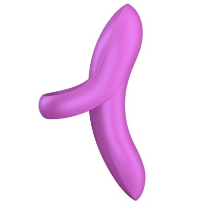 VIBRADOR DE DEDO AMANTE BOLD SATISFYER - BRANCO - D-232144 - Dona Pimenta