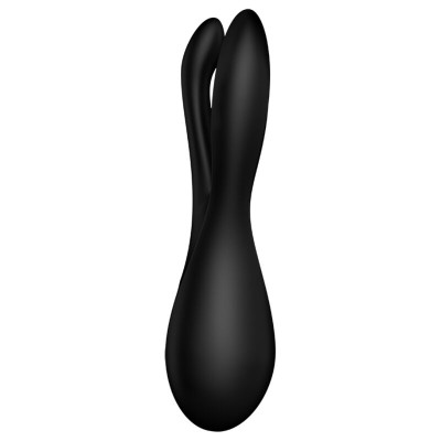 VIBRADOR SATISFYER THREESOME 2 - PRETO - D-232595 - Dona Pimenta