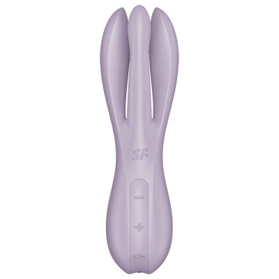 VIBRADOR SATISFYER THREESOME 2 - PRETO - D-232595 - Dona Pimenta