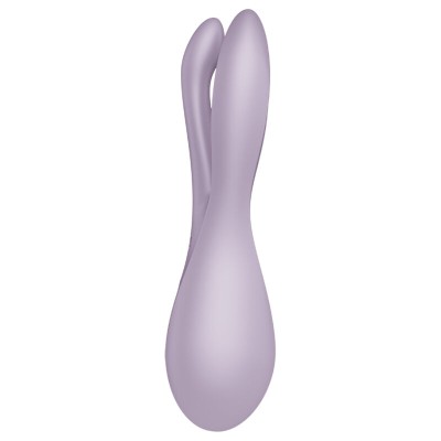 VIBRADOR SATISFYER THREESOME 2 - PRETO - D-232595 - Dona Pimenta