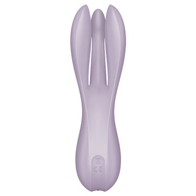 VIBRADOR SATISFYER THREESOME 2 - PRETO - D-232595 - Dona Pimenta