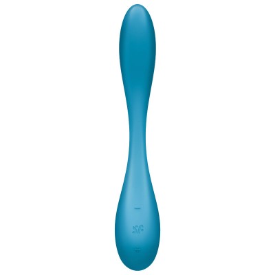 SATISFYER G-SPOT FLEX 5 MULTI VIBRADOR - AZUL - D-232743 - Dona Pimenta