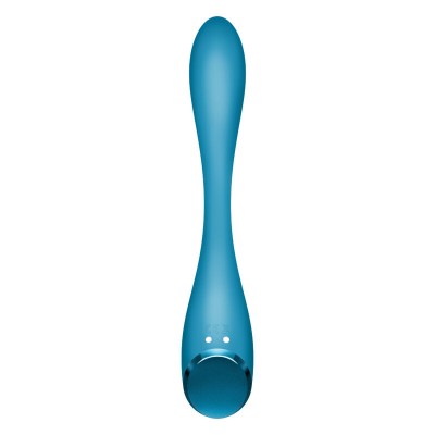 SATISFYER G-SPOT FLEX 5 MULTI VIBRADOR - AZUL - D-232743 - Dona Pimenta