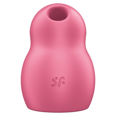 SATISFYER PRO TO GO 1 PULSO DE AR DUPLO E VIBRADOR - VERMELHO