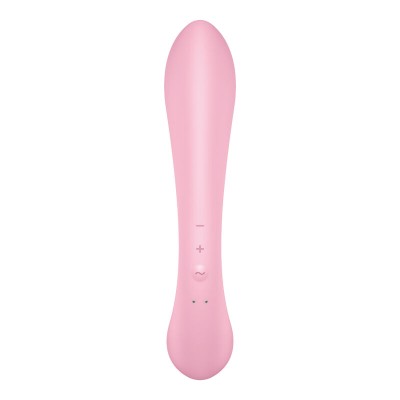 VIBRAÇÃO HÍBRIDA SATISFYER TRIPLE OH - ROSA - D-232924 - Dona Pimenta