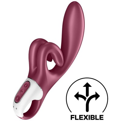 VIBRAÇÃO SATISFYER TOUCH ME COELHO - VERMELHO - D-232926 - Dona Pimenta