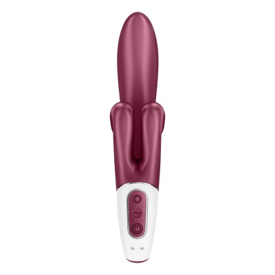 VIBRAÇÃO SATISFYER TOUCH ME COELHO - VERMELHO - D-232926 - Dona Pimenta