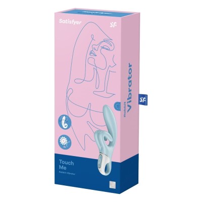 VIBRAÇÃO SATISFYER TOUCH ME COELHO - VERMELHO - D-232926 - Dona Pimenta