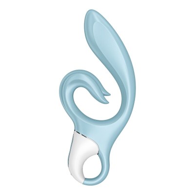 SATISFYER LOVE ME COELHO VIBRAÇÃO - AZUL - D-232929 - Dona Pimenta