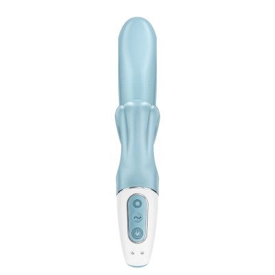 SATISFYER LOVE ME COELHO VIBRAÇÃO - AZUL - D-232929 - Dona Pimenta