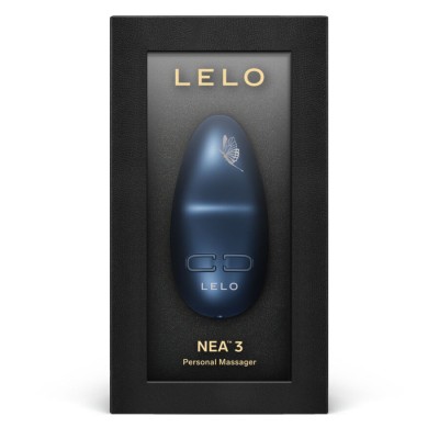 LELO NEA 3 PESSOAL MASSAGER - PITCH BLACK - D-233265 - Dona Pimenta