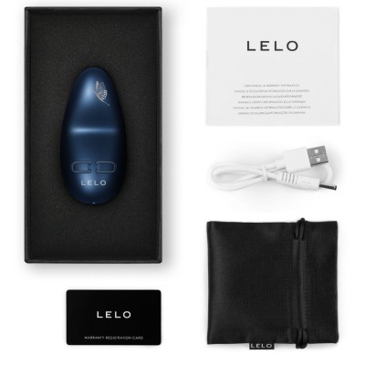 LELO NEA 3 PESSOAL MASSAGER - PITCH BLACK - D-233265 - Dona Pimenta