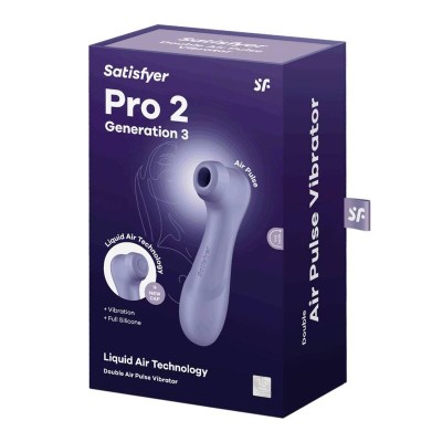 SATISFYER PRO 2 GENERATION 3 LIQUID AIR TECHNOLOGY - VINHO TINTO - D-233530 - Dona Pimenta