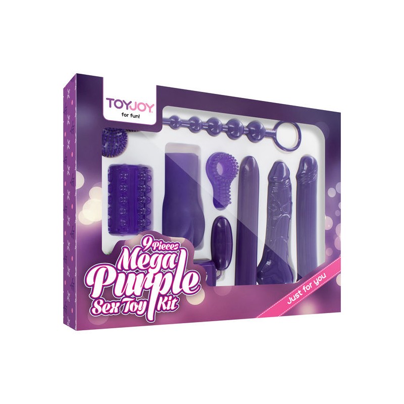 SÓ PARA VOCÊ MEGA KIT DE BRINQUEDOS PURPLE SEX - D-222123 - Dona Pimenta