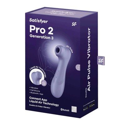 SATISFYER PRO 2 GENERACI N 3 - VINHO TINTO  BLUETOOTH &  APP - D-234323 - Dona Pimenta