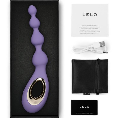 LELO - MASSAGEM ANAL VIOLETA SORAYA BEADS - D-236431 - Dona Pimenta