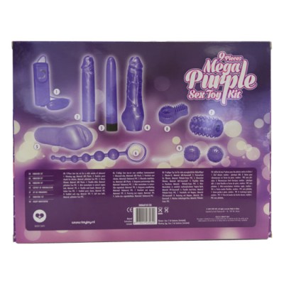 SÓ PARA VOCÊ MEGA KIT DE BRINQUEDOS PURPLE SEX - D-222123 - Dona Pimenta