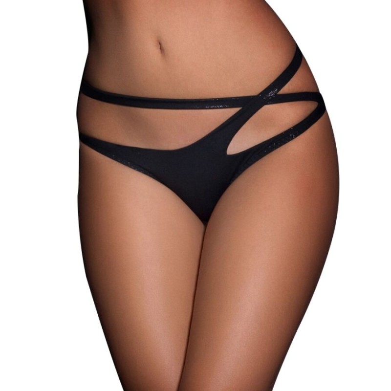 CALCINHAS RAINHA LINGERIE CROSSED DUPLE STRAP S / M - D-223413 - Dona Pimenta