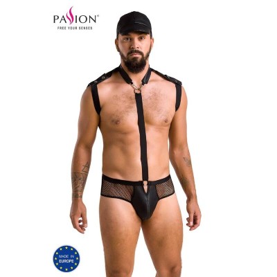 PASSION 038 CONJUNTO JOHN BLACK S/M - D-233290 - Dona Pimenta