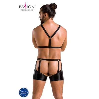 PASSION 047 CONJUNTO ARON PRETO S/M - D-233308 - Dona Pimenta